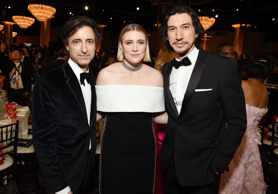 Noah Baumbach Greta Gerwig and Adam Driver Inside the Golden Globes 2020