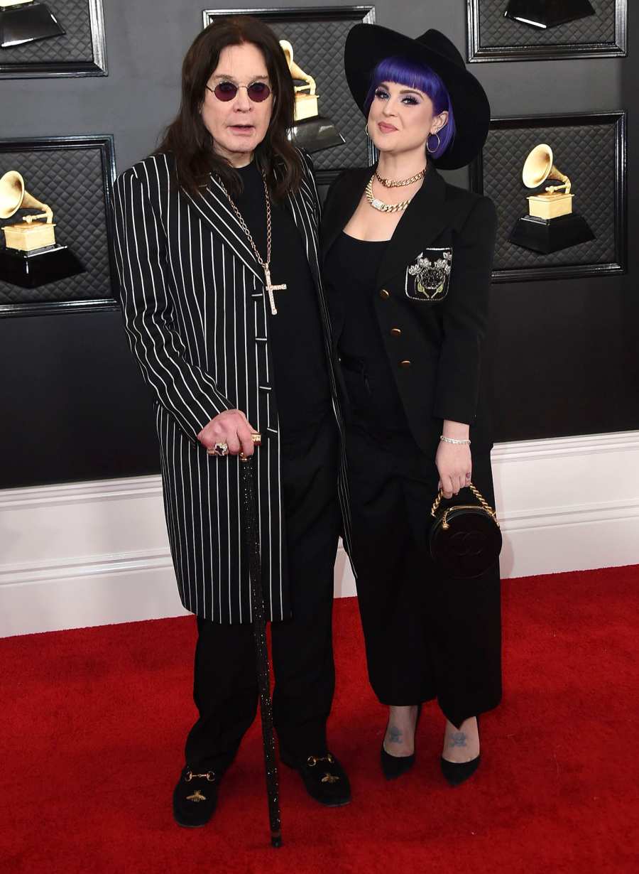 Ozzy Osbourne and Kelly Osbourne Family Grammys 2020
