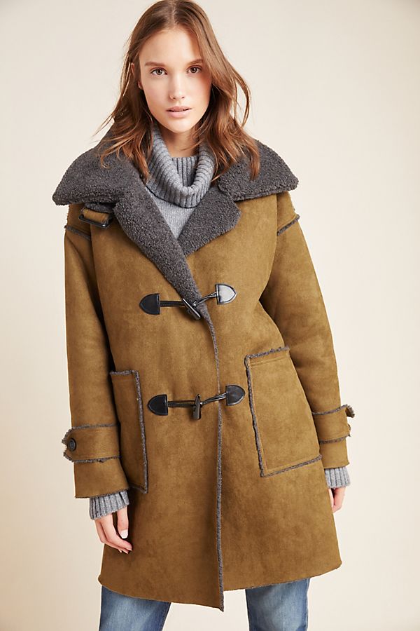 Paul Sueded Toggle Coat