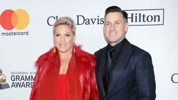Pink and Carey Hart Red Carpet Grammy