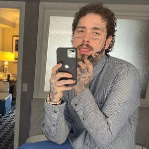 Post Malone New Face Tattoo