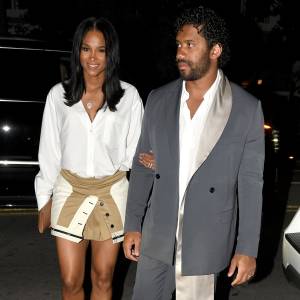 Pregnant-Ciara-and-husband-Russell-Wilson-step-out