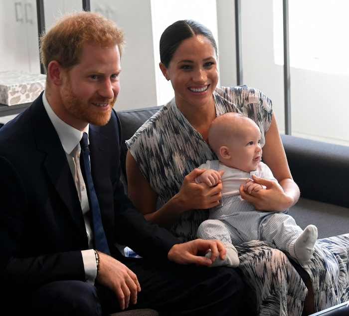 Prince Harry, Meghan Markle Meghan, Duchess of Sussex, and Archie