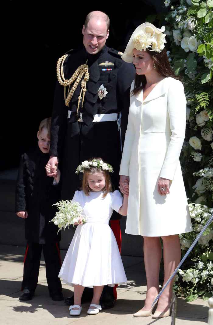 Prince William, Catherine Duchess of Cambridge, Prince George and Princess Charlotte