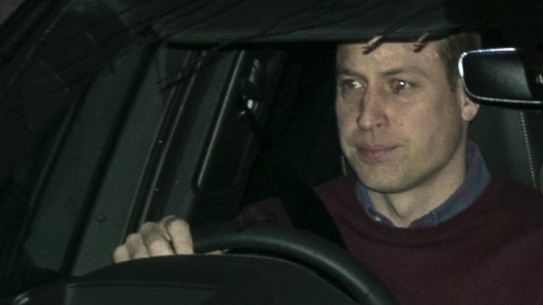 Prince William Seen Leaving Kensington Palace After Family Meeting