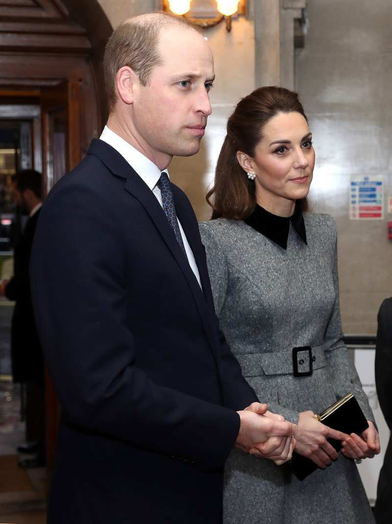 Prince William and Duchess Kate Catherine Duchess of Cambridge Middleton Attend Event Honoring Holocaust Survivors