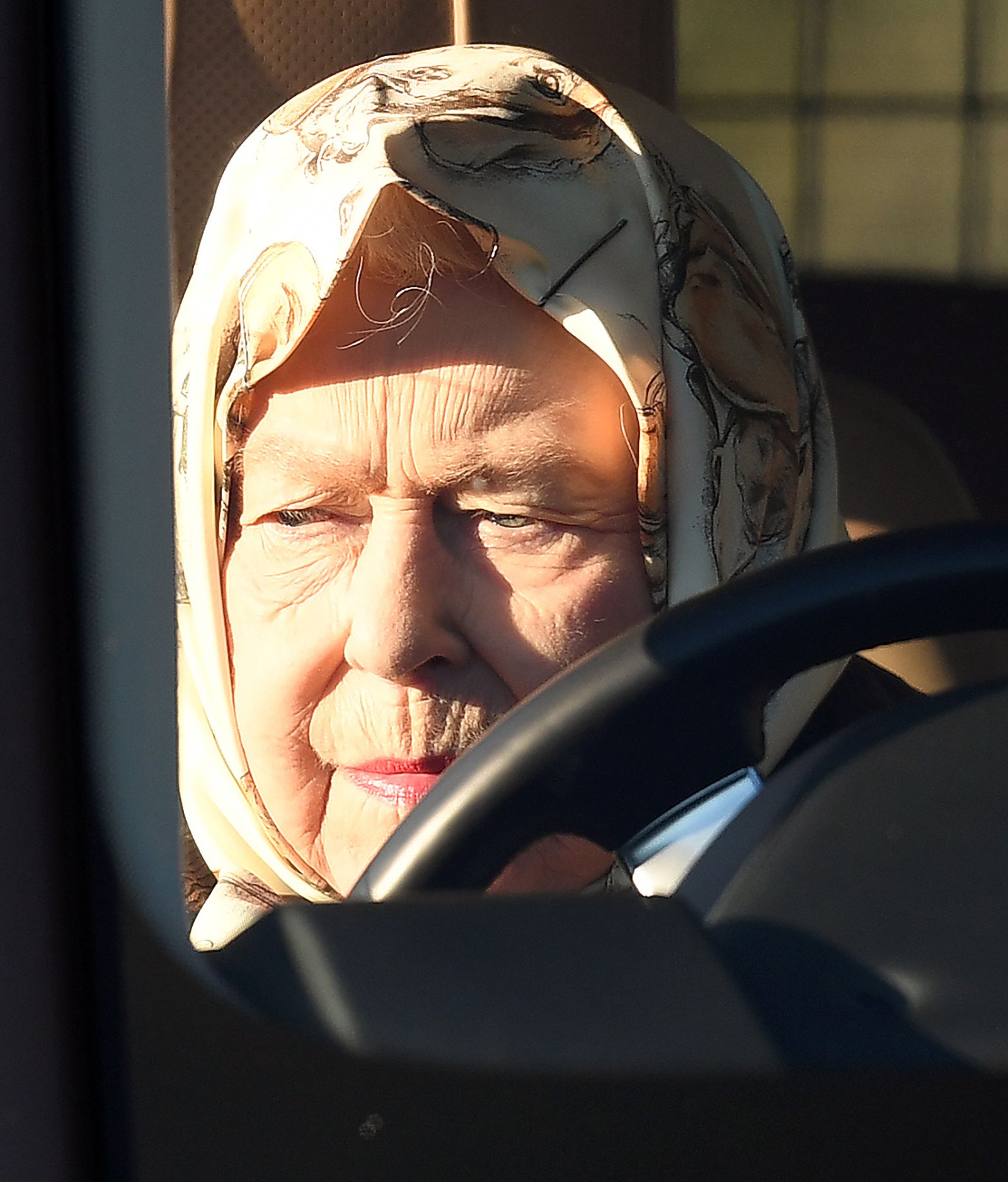 Queen Elizabeth II Goes for a Drive Amid Prince Harry and Duchess Meghan Drama