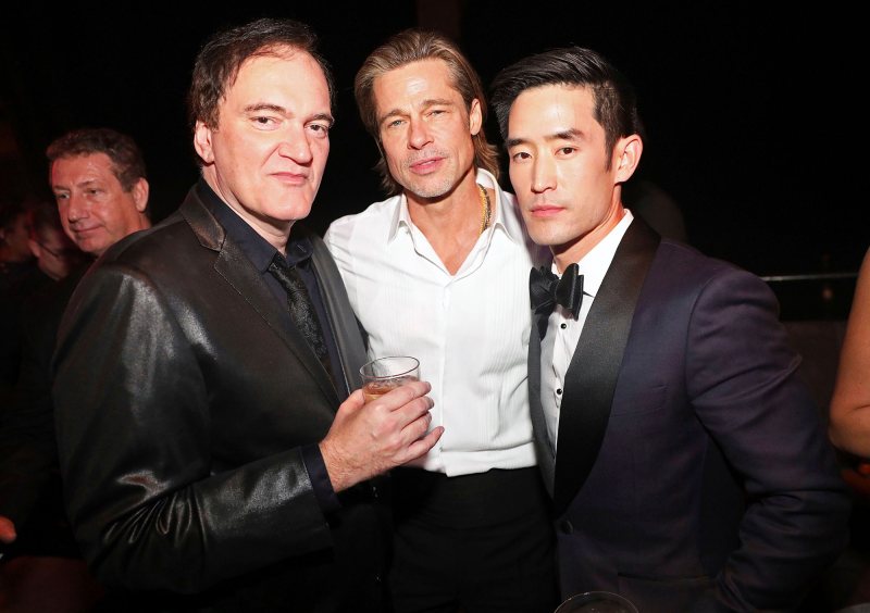 Quentin Tarantino Brad Pitt and Mike Moh SAG Awards 2020 Afterparty