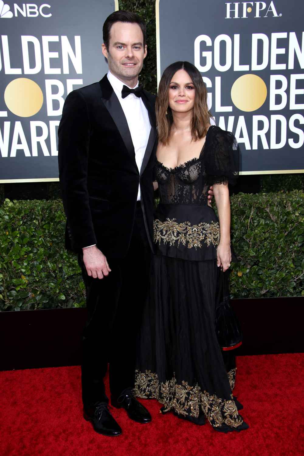 Rachel Bilson and Bill Hader Make Couple Debut at the 2020 Golden Globes
