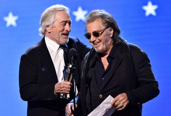 Robert De Niro and Al Pacino - Best Ensemble - The Irishman Critic's Choice Awards 2020