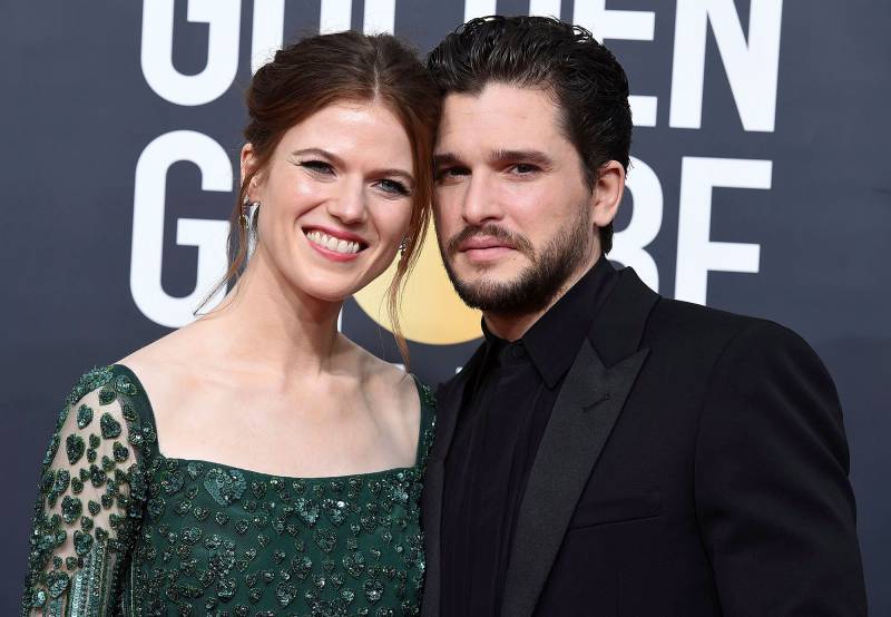 Rose Leslie and Kit Harington Date Night Golden Globes 2020