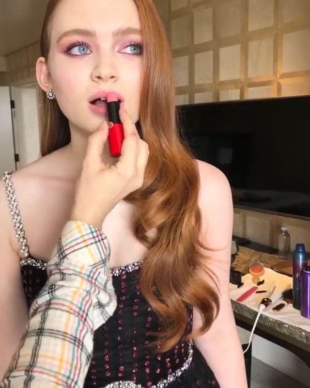 Sadie Sink See the Stars Getting Ready for the SAG Awards 2020