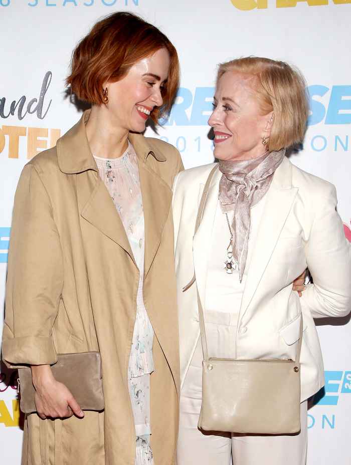 Sarah Paulson and Holland Taylor Looking At Each Other Sweet Charity