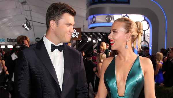 Scarlett Johansson Arrives With Colin Jost After Violent Illness SAG Awards 2020