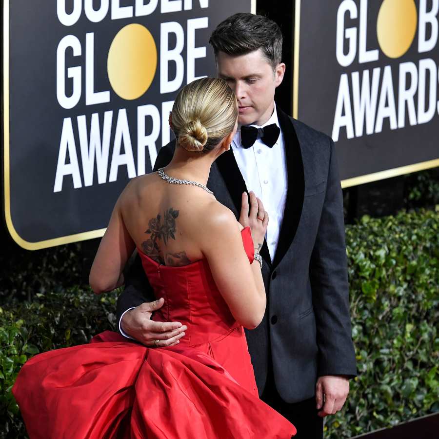 Scarlett Johansson and Colin Jost Stun Golden Globes 2020