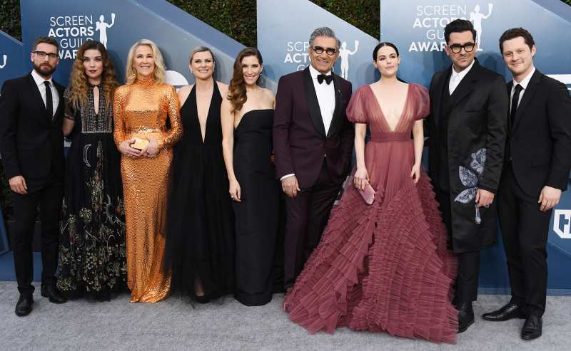 See the Schitts Creek Cast Red Carpet Reunion SAGs 2020