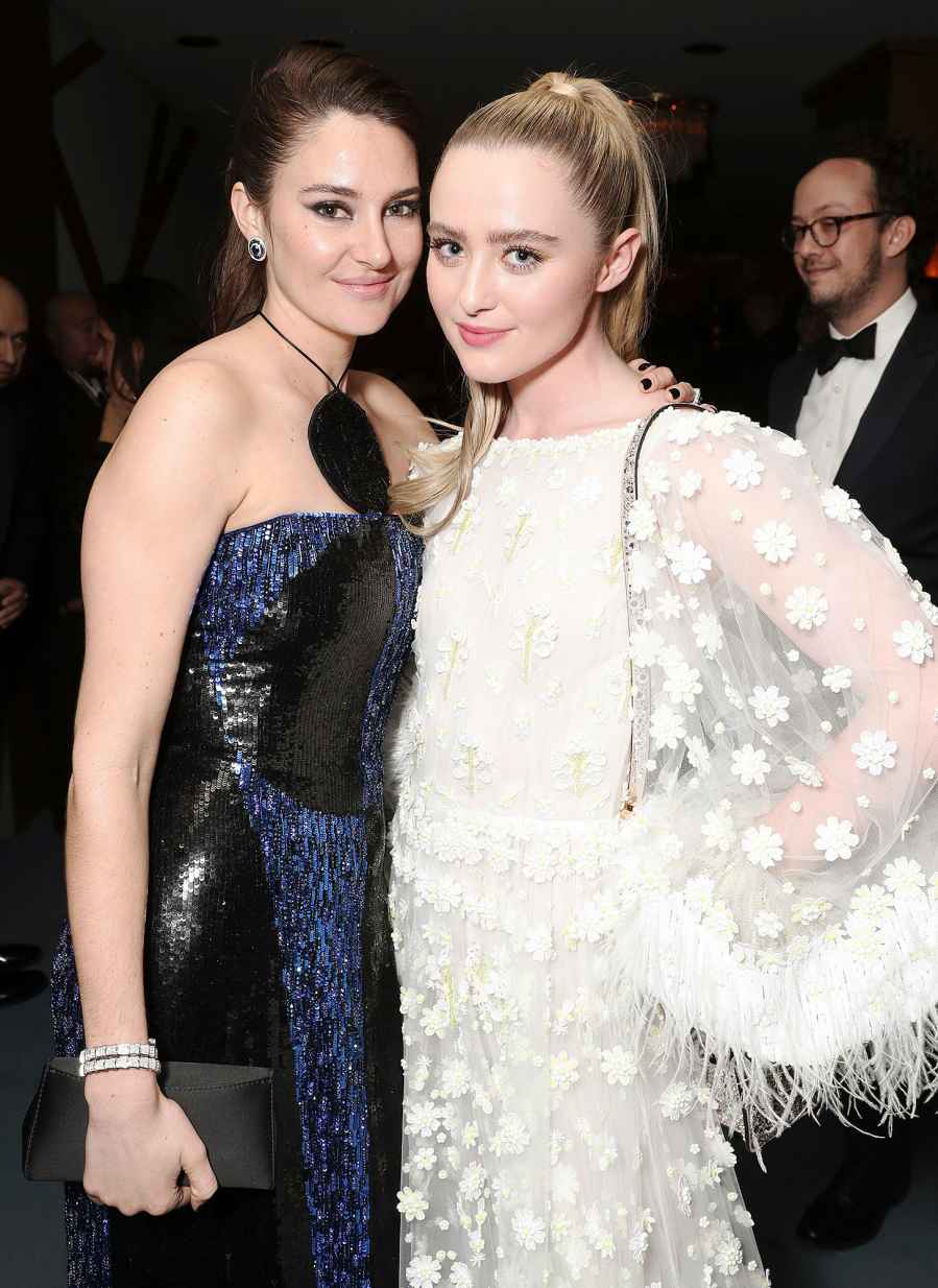 Shailene Woodley and Kathryn Newton Golden Globes 2020 After Parties