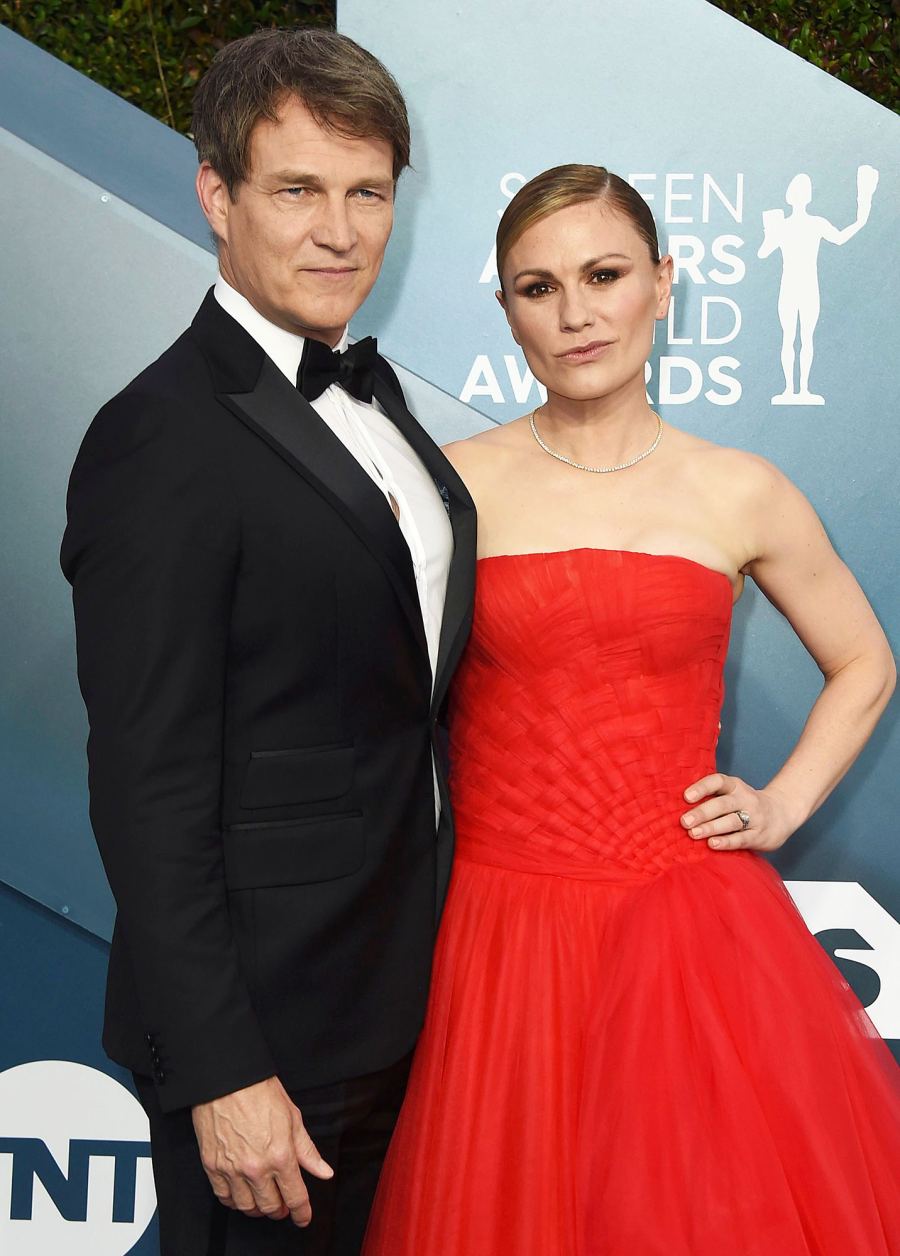 Stephen Moyer and Anna Paquin Hottest Couples and PDA at SAG Awards 2020