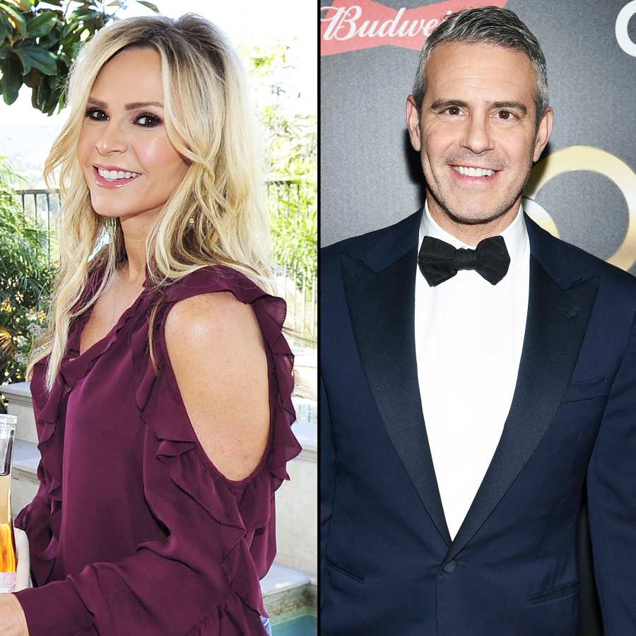 Tamra Judge Does Impromptu Interview With Andy Cohen After RHOC Exit