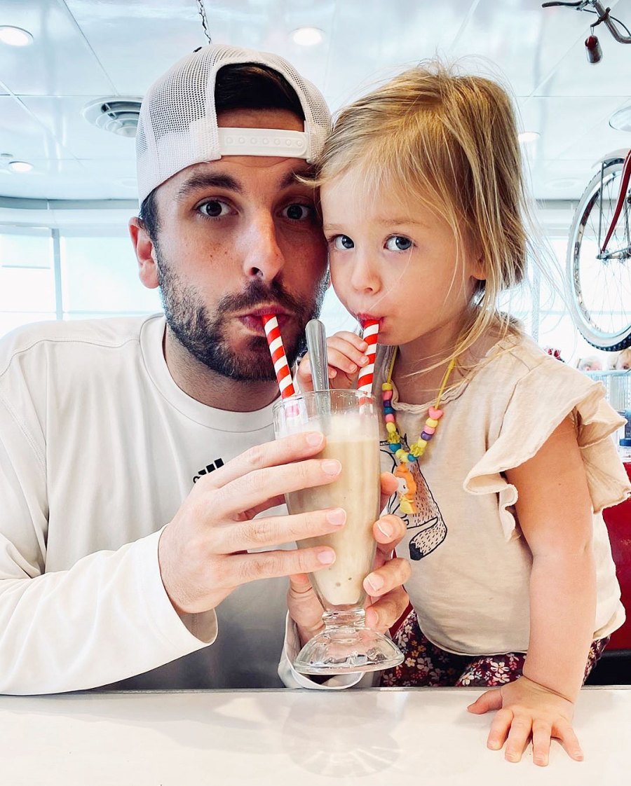 Tanner Tolbert Posts GirlDad Tribute Drinking a Milkshake with Daughter Emerson