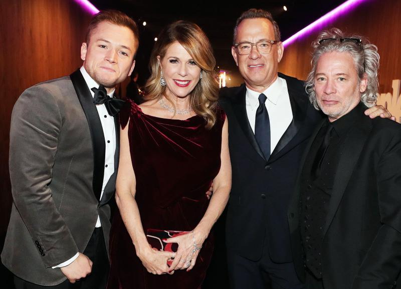 Taron Egerton Rita Wilson Tom Hanks and Dexter Fletcher SAG Awards 2020 Afterparty