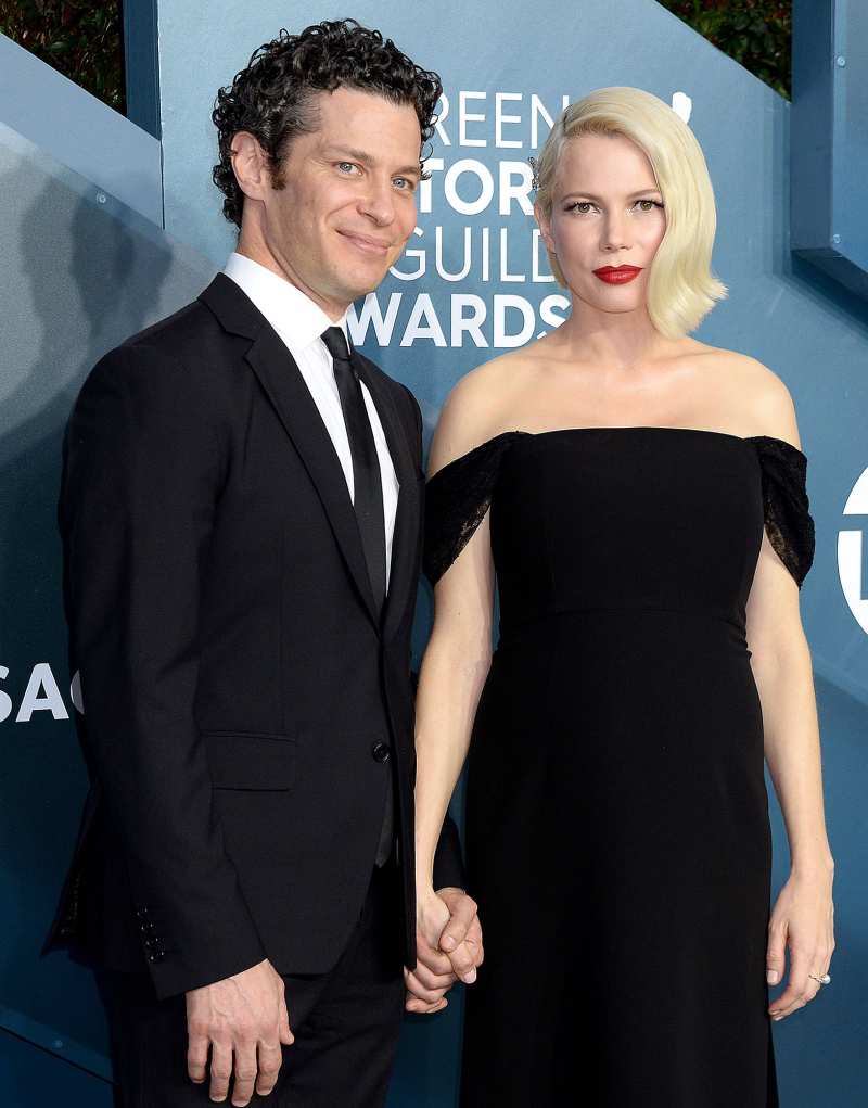 Thomas Kail and Michelle Williams PDA Through the Years SAG Awards 2020