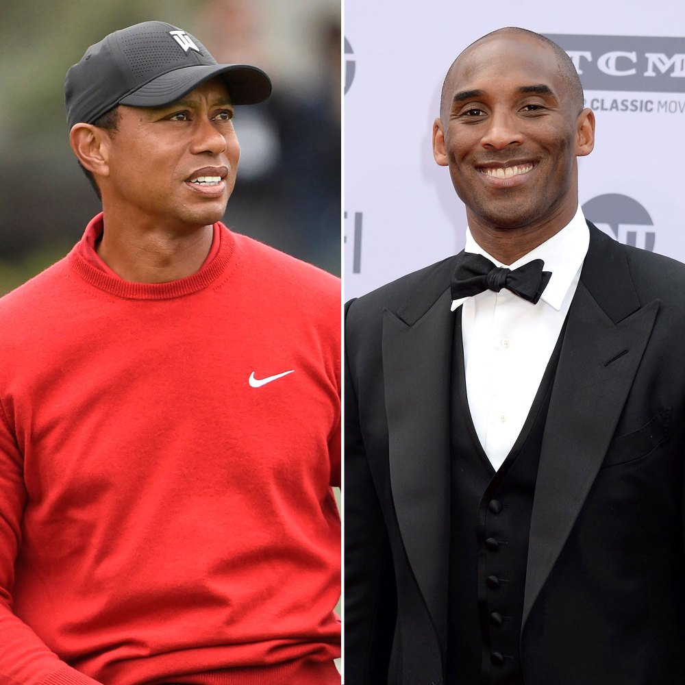 Tiger Woods Caddie Waited to Share Kobe Bryant News