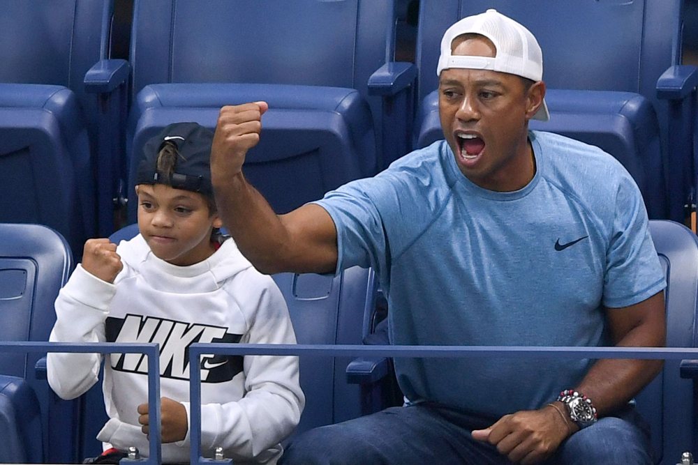 Tiger Woods, Charlie Woods US Open Tennis Championships