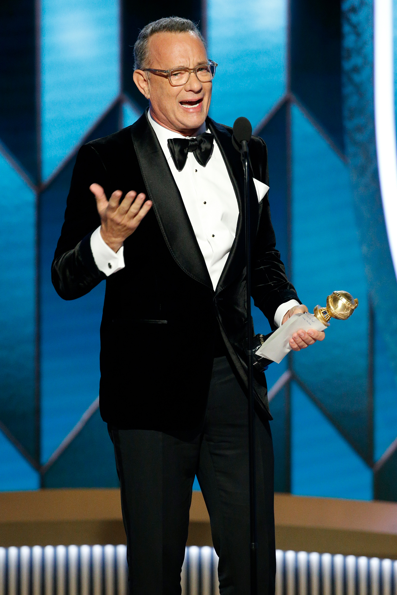 Tom Hanks Tears Up Accepting Cecil B. deMille at Golden Globes 2020