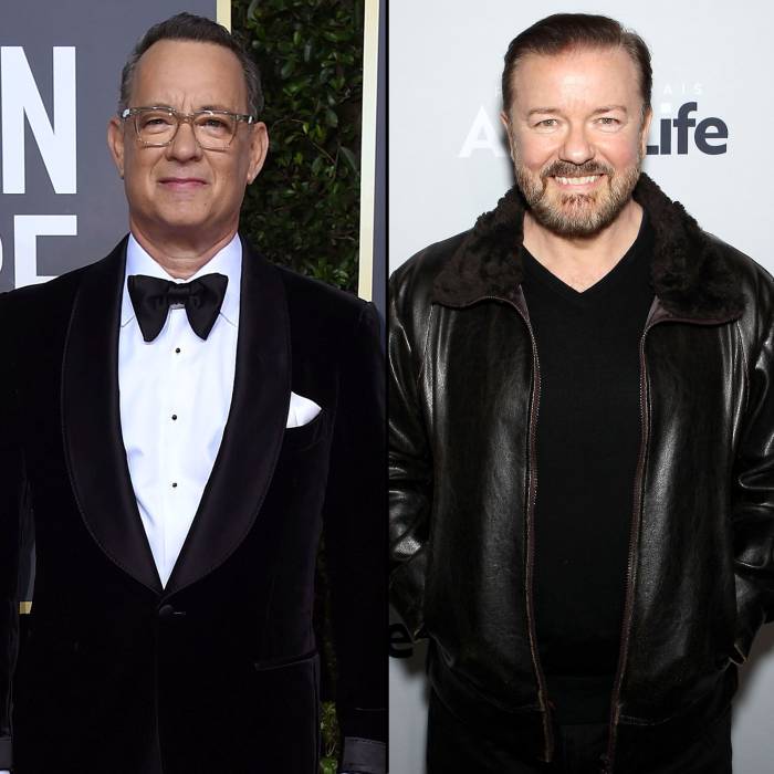 Tom Hanks Viral Meme Reaction Ricky Gervais Monologue Golden Globes 2020