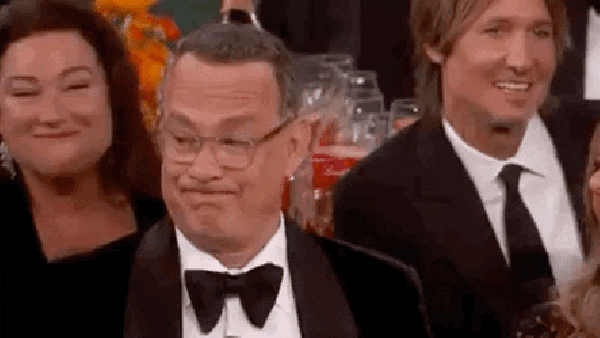 Tom Hanks Viral Meme Reaction Ricky Gervais Monologue Golden Globes 2020