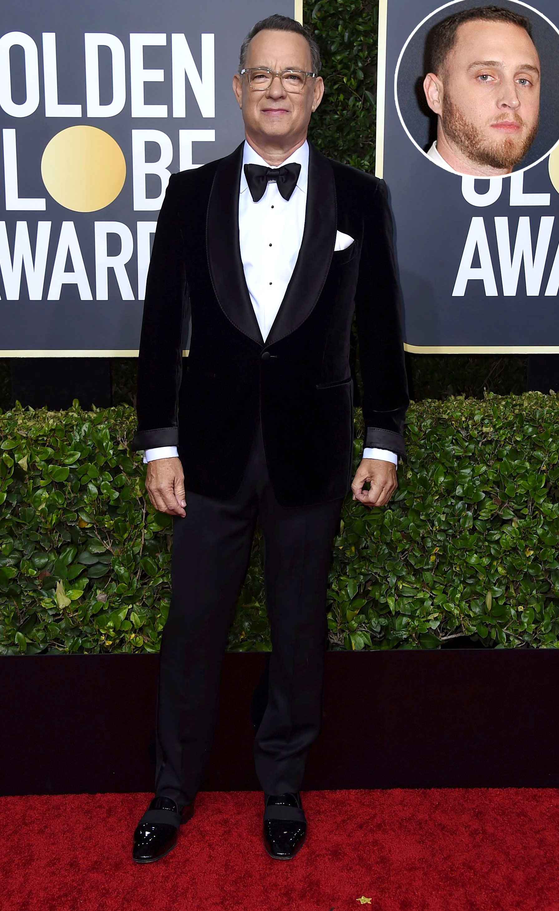 Tom Hanks’ Son Chet Hanks Confuses at Golden Globes 2020