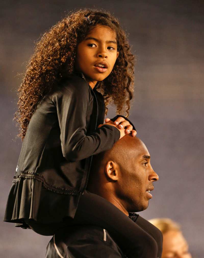 Vanessa Bryant Speaks Out Gianna Bryant and Kobe Bryant Sitting On Shoulders Fatal Helicopter Crash