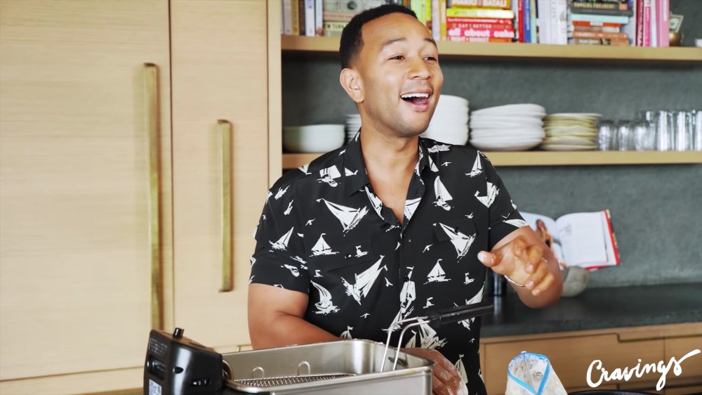 Watch John Legend Make His 'Legendary' Fried Chicken