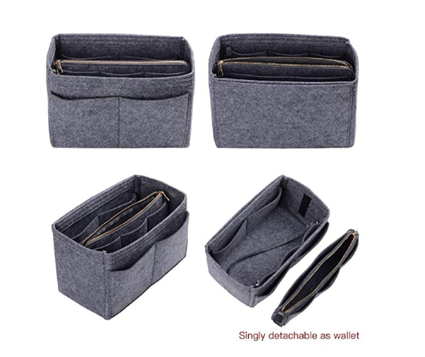 ZTUJO Purse Organizer Insert (Grey)