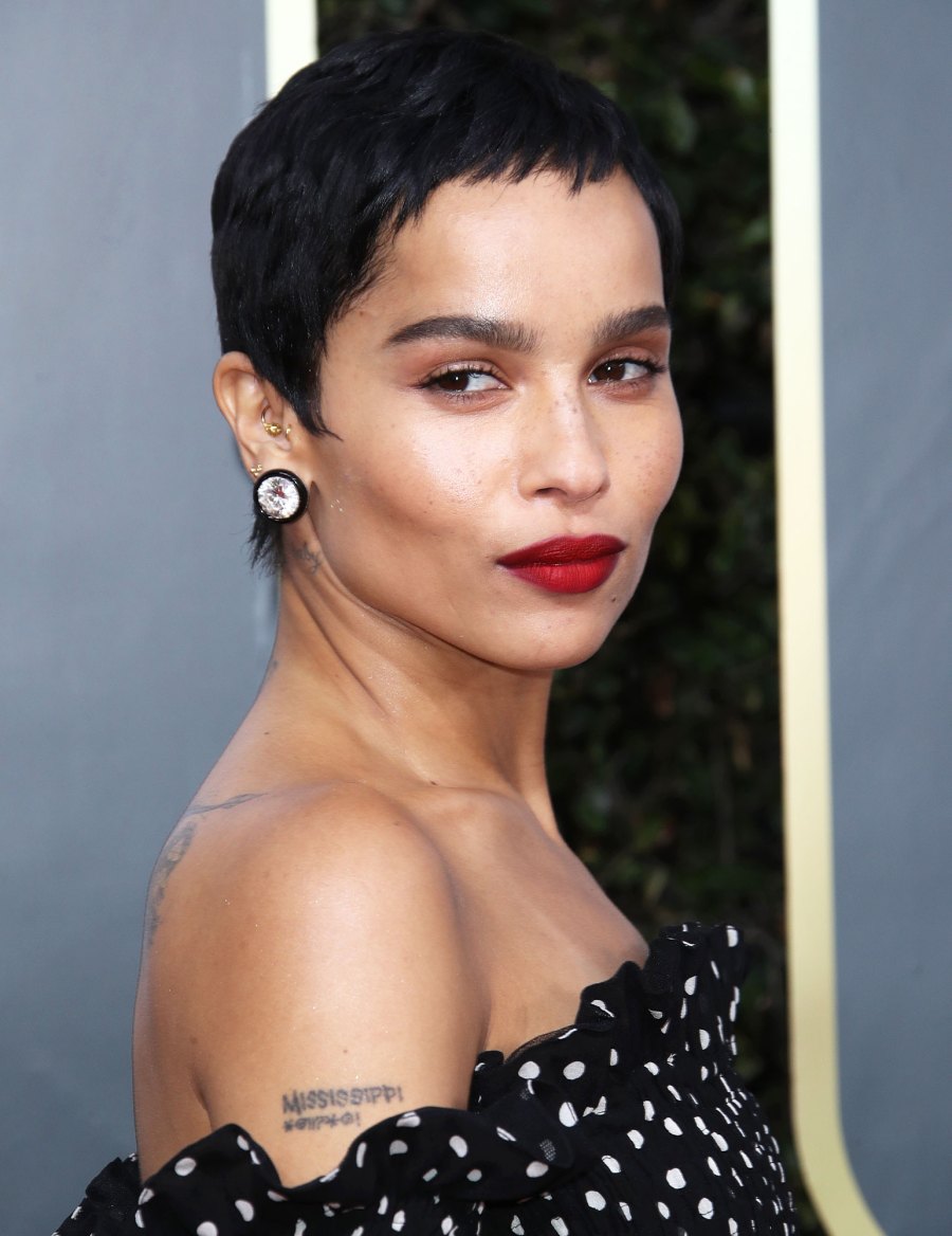 Zoe Kravitz Best Hair and Makeup Golden Globes 2020