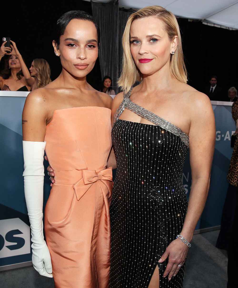 Zoe Kravitz and Reese Witherspoon Inside the SAG Awards 2020