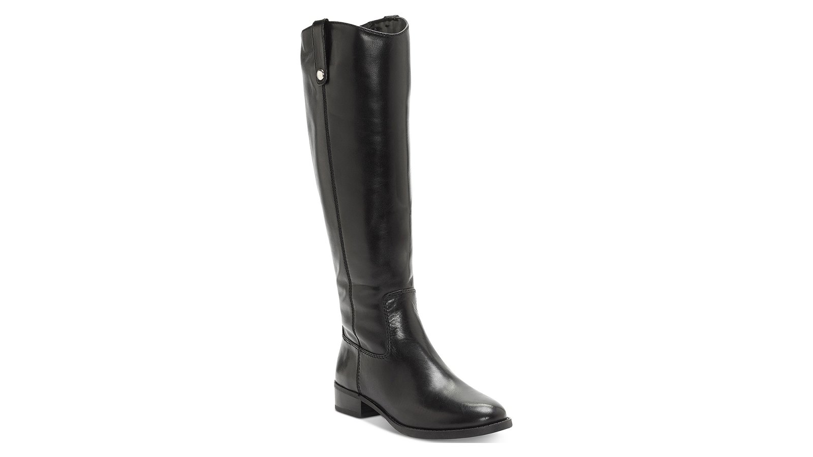INC Fawne Wide-Calf Riding Leather Boots