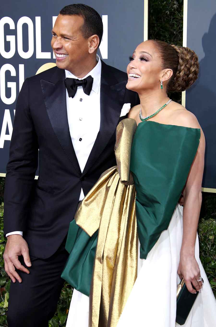 Jennifer Lopez Alex Rodriguez Heat Up the Red Carpet Golden Globes 2020