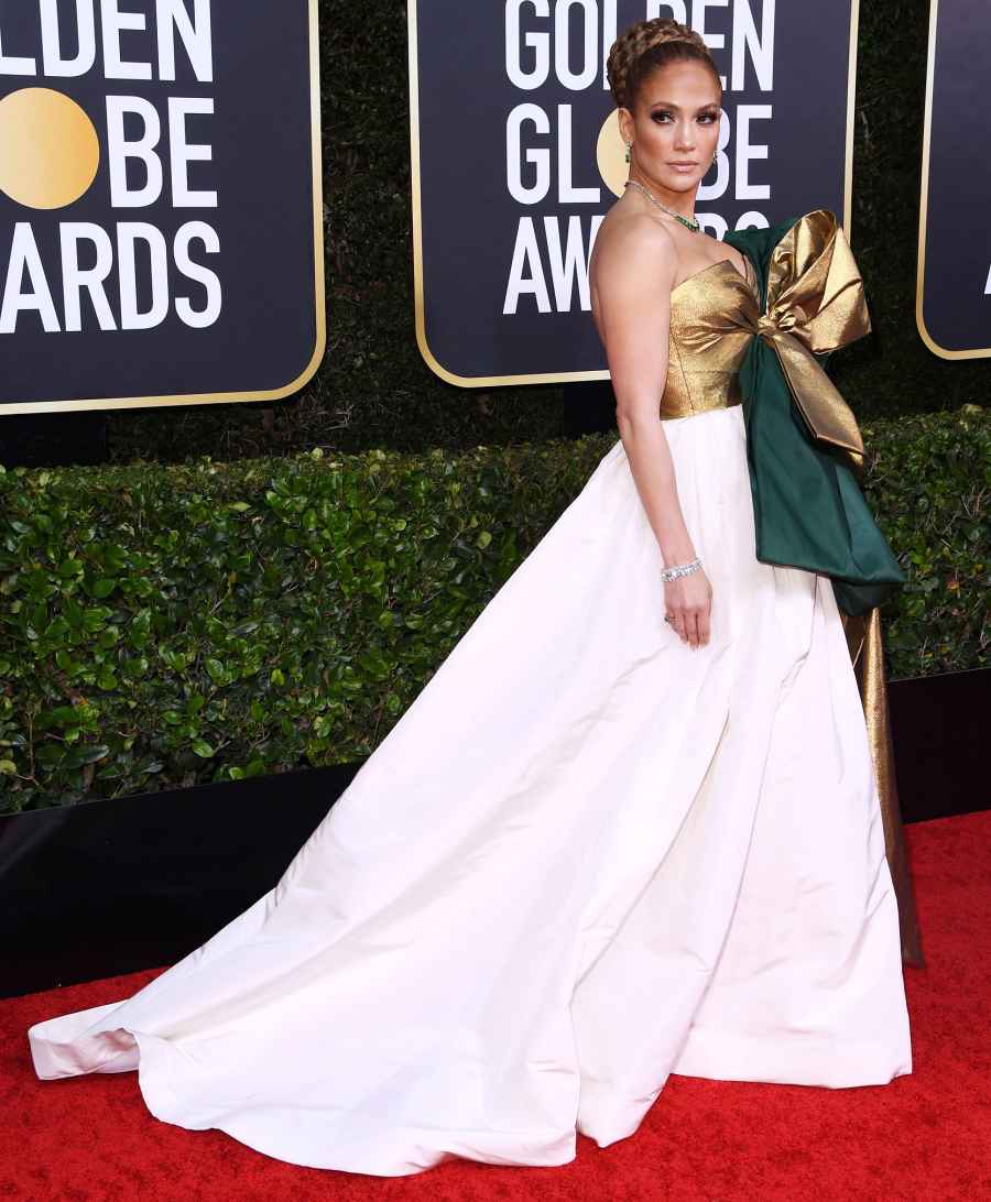 Jennifer Lopez Alex Rodriguez Heat Up the Red Carpet Golden Globes 2020