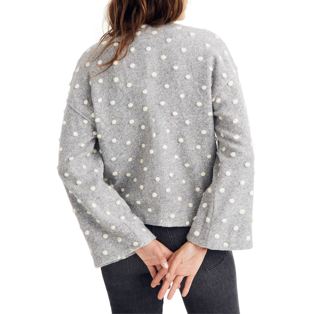 Madewell Texture & Thread Bobble Cardigan