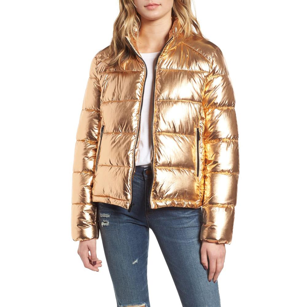 Marc New York Metallic Puffer Jacket