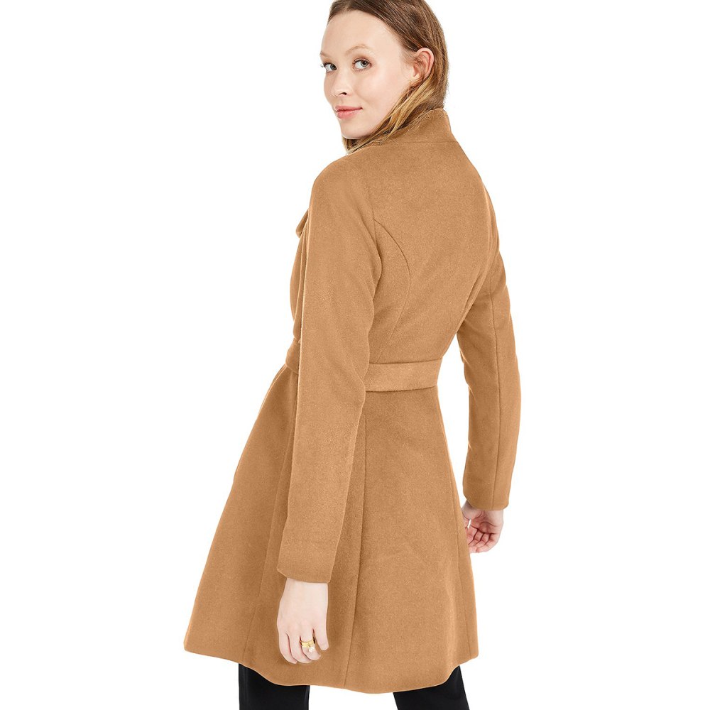 MICHAEL Michael Kors Asymmetrical Belted Coat