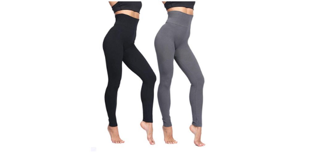 LUOYANXI High Waisted Tummy Control Soft Thick Leggings