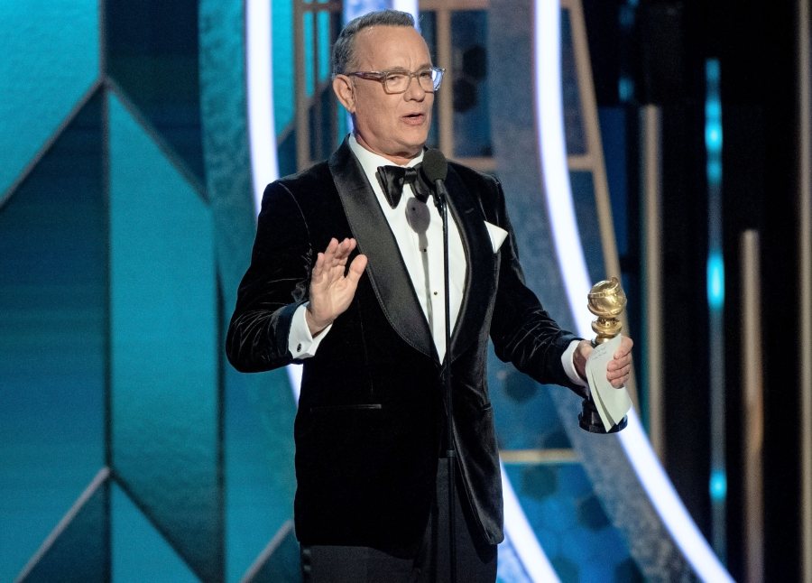 Giving T. Hanks Tom Hanks Golden Globes 2020