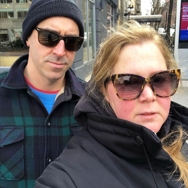 Chris Fischer and Amy Schumer Stars Watching the 2020 Oscars From Home