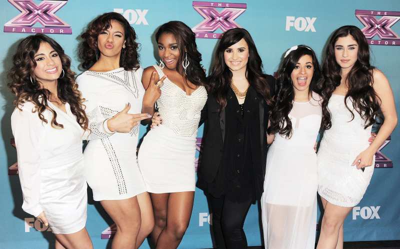 Demi Lovato and Fifth Harmony on the X Factor Fifth Harmony and Camila Cabello Drama Through the Years
