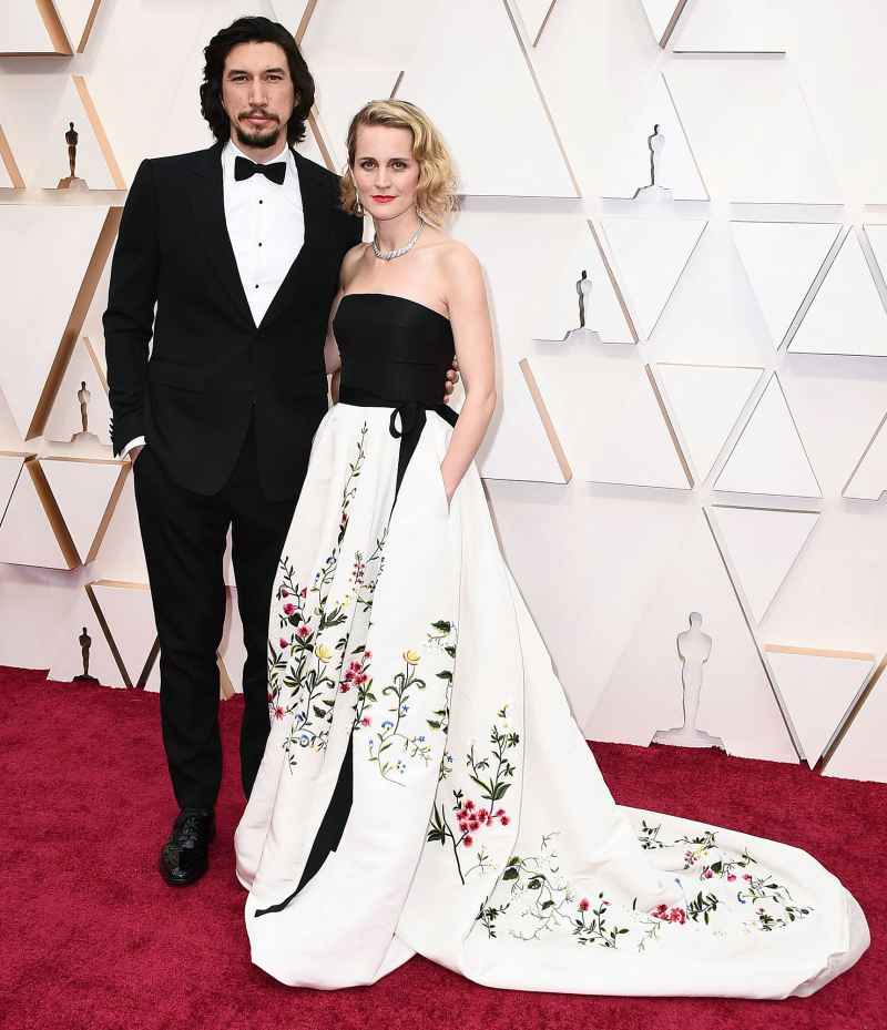 Adam Driver and Joanne Tucker Couples Dazzle at Oscars 2020
