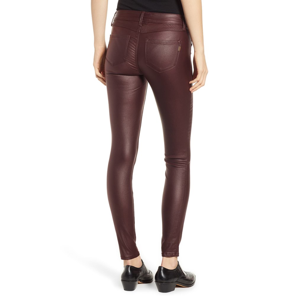 1822 Denim High Waist Coated Skinny Jeans