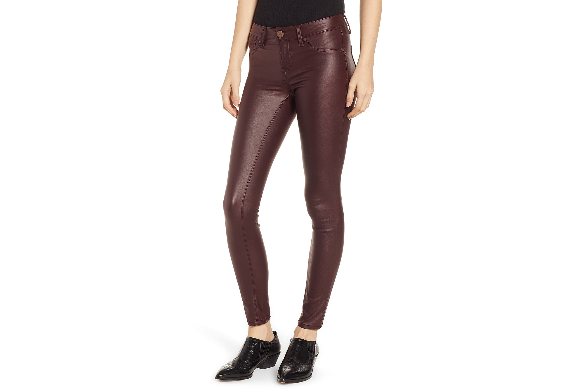 These Affordable 1822 Denim Skinny Jeans Look Like Leather Pants